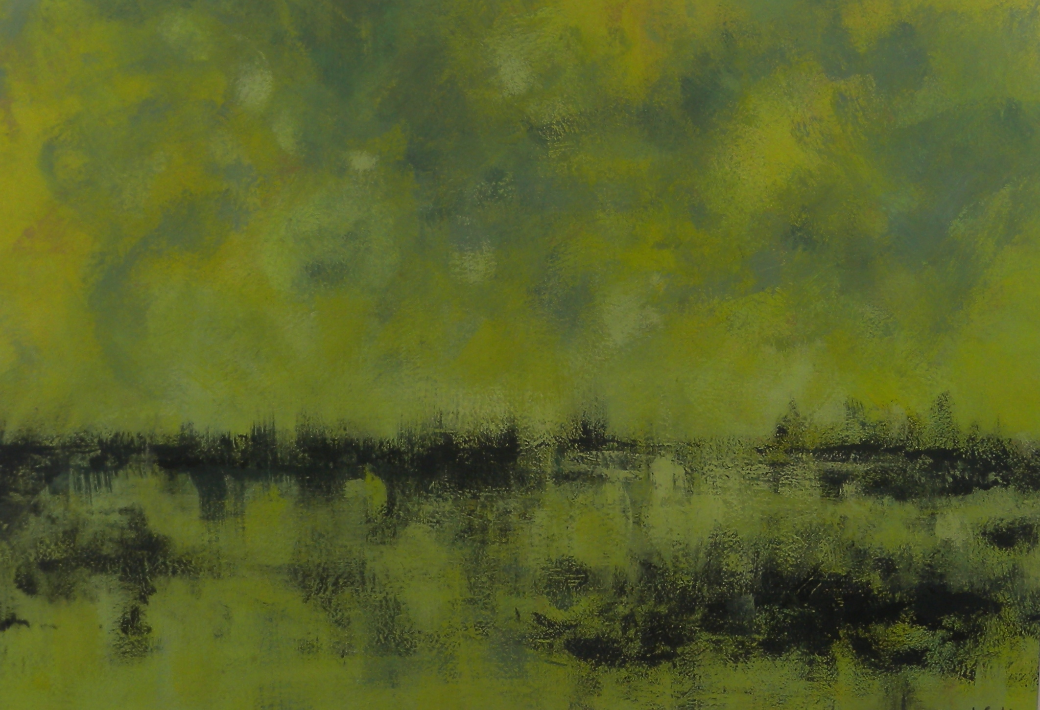 La Camargue 1964 – Cire, Papier, 38x55 cm
