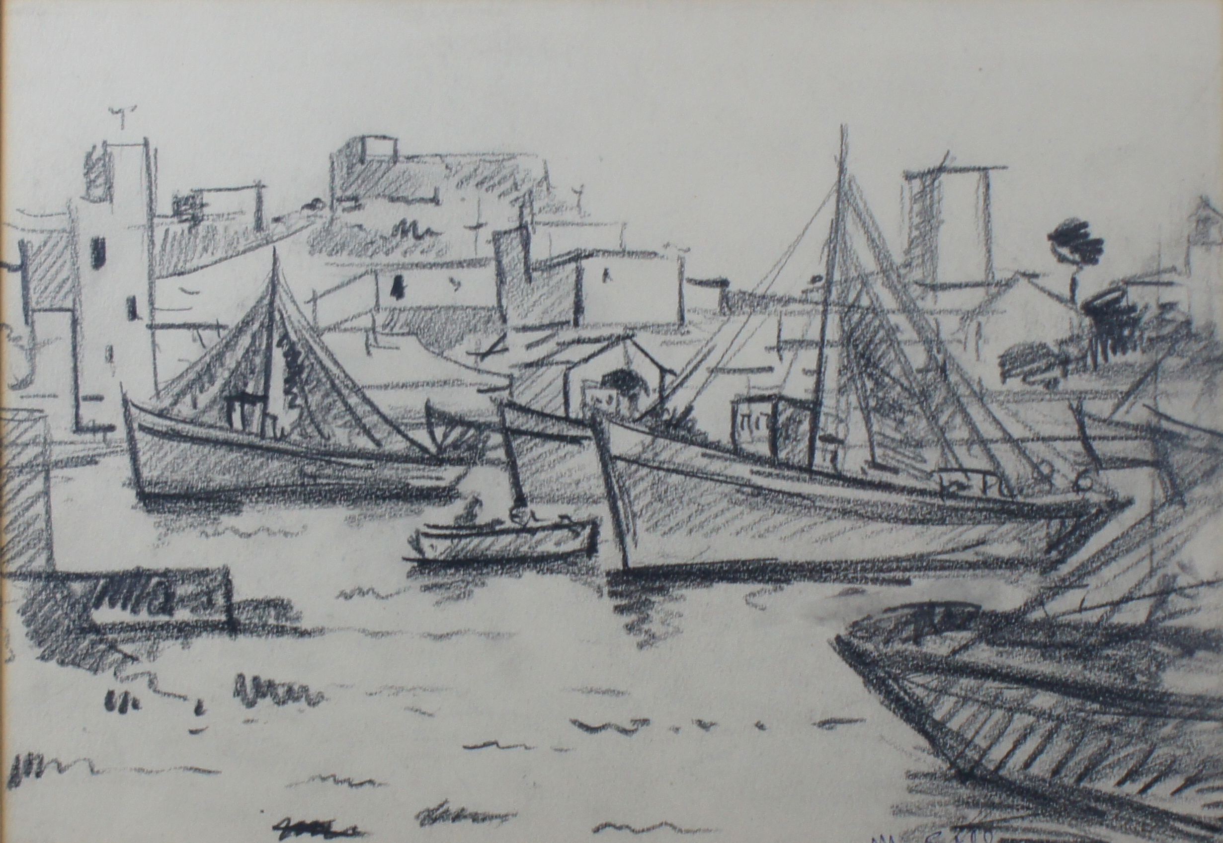 Costa Brava  – Crayon, 23.5x32.5 cm