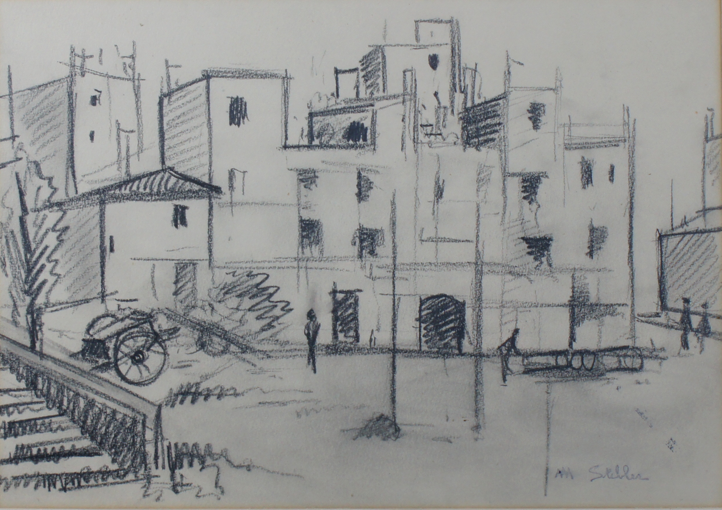 Genève  – Crayon, 23.5x33 cm