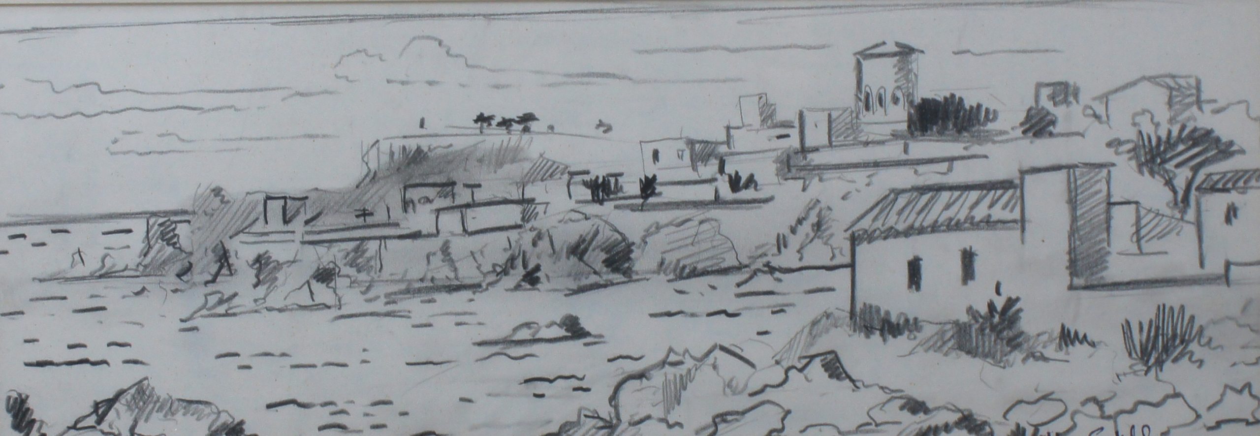 Costa Brava  – Crayon, 13x37 cm