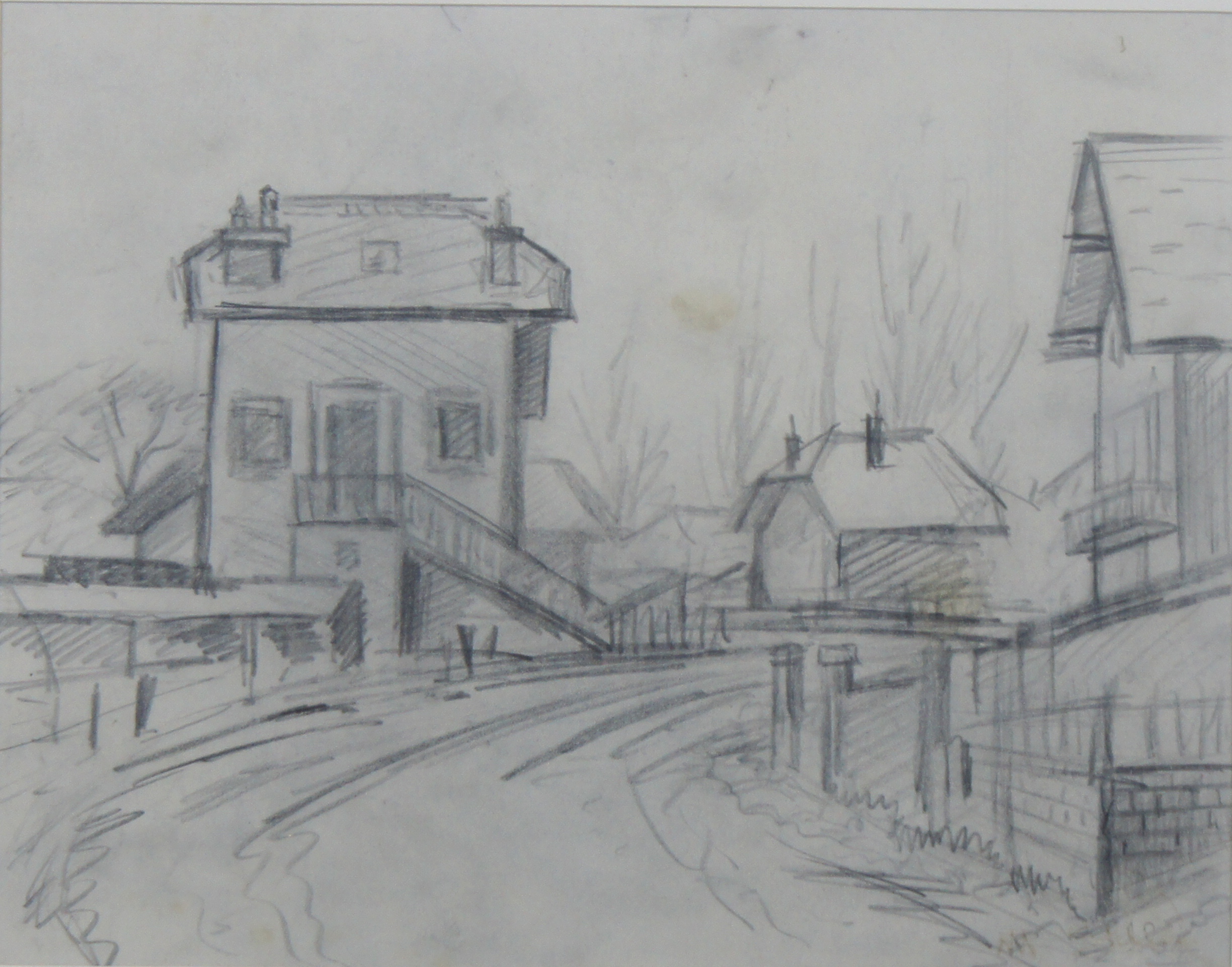 Voisinage  – Crayon, 20x25.5 cm