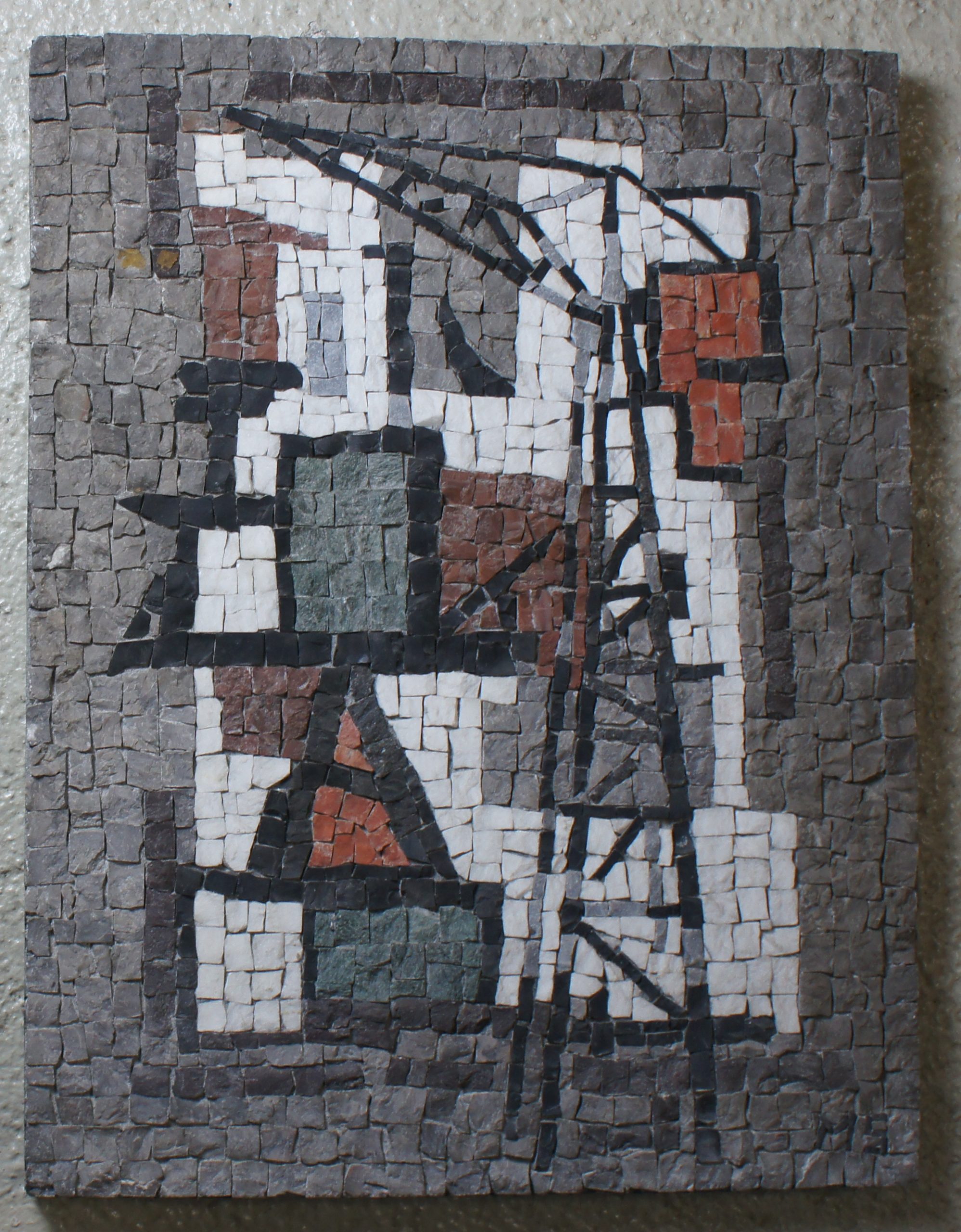Grue 1958 – Mosaïque, 65x50 cm